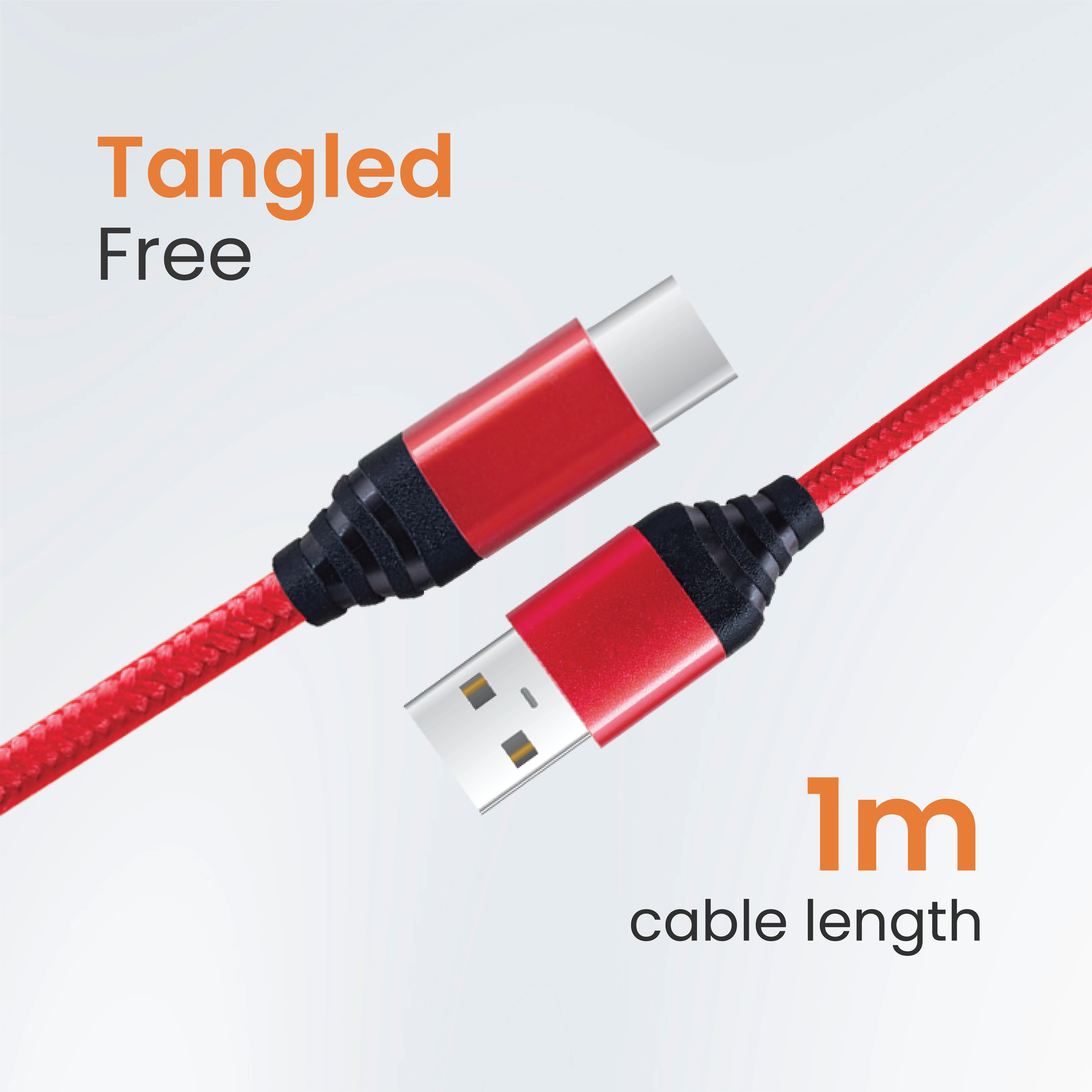 JC SSPEEDY GO 65W Braided USB → Type-C Cable